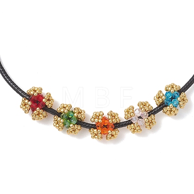 Transparent Glass Seed Beaded Beads PALLOY-MZ01244-1