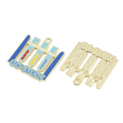 Alloy Enamel Pendants ENAM-L055-01F-02-1