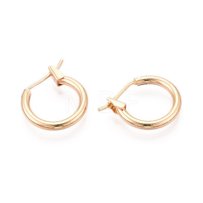 304 Stainless Steel Hoop Earrings EJEW-T048-25A-G-1