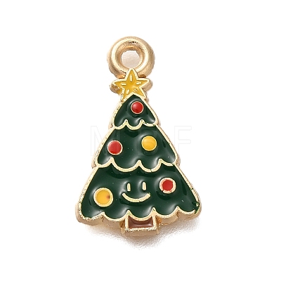 Christmas Theme Alloy Enamel Pendants FIND-M039-02A-1