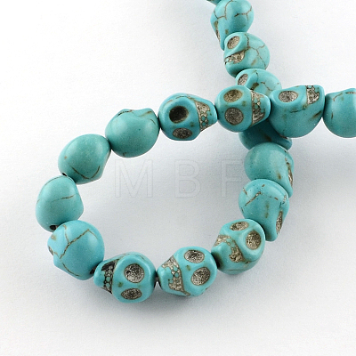 Gemstone Beads Strands TURQ-S105-13x12mm-07-1
