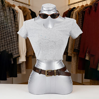 Female PVC Half Body Inflatable Mannequins ODIS-WH0030-294B-1