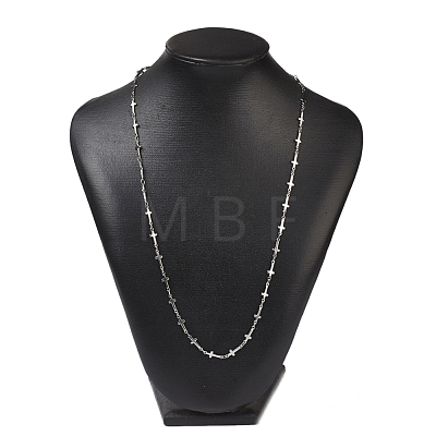 Stainless Steel Link Necklaces NJEW-JN02211-1