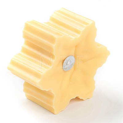 Snowflake Shaped Aromatherapy Smokeless Candles DIY-C001-01C-1