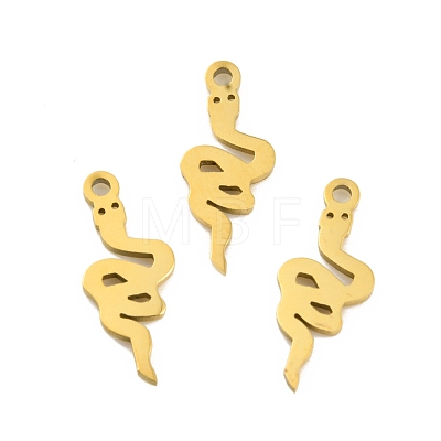 Ion Plating(IP) 304 Stainless Steel Charms STAS-D051-57G-1