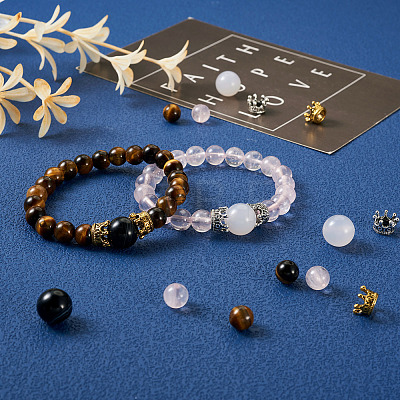 DIY Gemstone Bracelet Making Kit DIY-CF0001-23-1