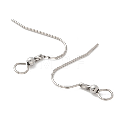 201 Stainless Steel Ear Hooks STAS-C117-03B-P-1