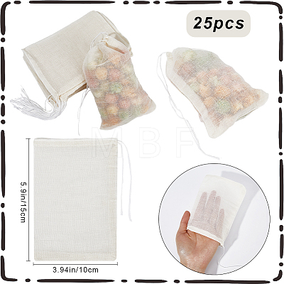 Beebeecraft Cotton Cloth Filter Bags AJEW-BBC0002-19B-1