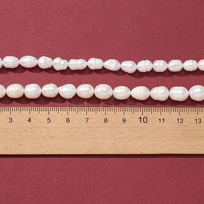2 Strands 2 Style Natural Cultured Freshwater Pearl Beads Strands PEAR-FS0001-02-1