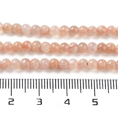 Natural Multi-Moonstone Beads Strands G-J400-D04-01-1