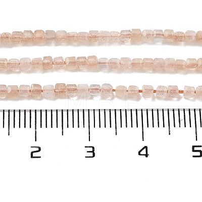 Natural Sunstone Beads Strands G-H042-B01-01-1