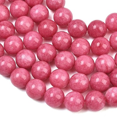 Dyed Natural White Jade Beads Strands GG-CBAD029-A10-10mm-1