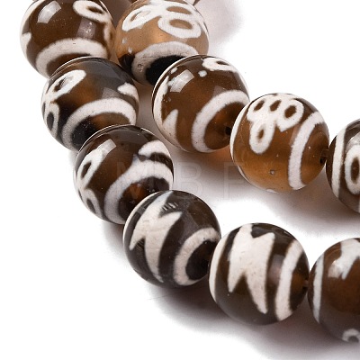 Tibetan Style dZi Beads G-U006-06G-01-1