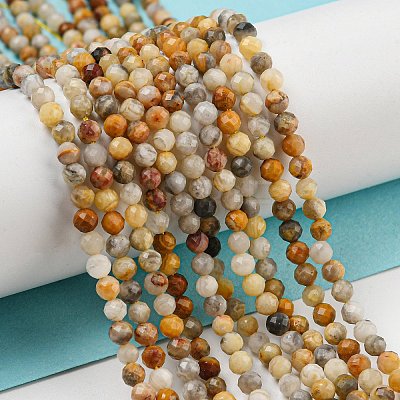 Natural Crazy Lace Agate Beads Strands G-K020-3mm-29-1