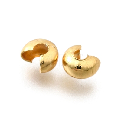 304 Stainless Steel Crimp Beads Covers X-STAS-P239-34G-04-1