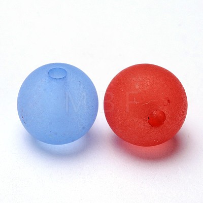 Transparent Acrylic Ball Beads FACR-R021-12mm-M-1