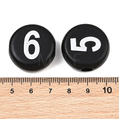 Opaque Acrylic European Beads AC-CBA1794-02-1