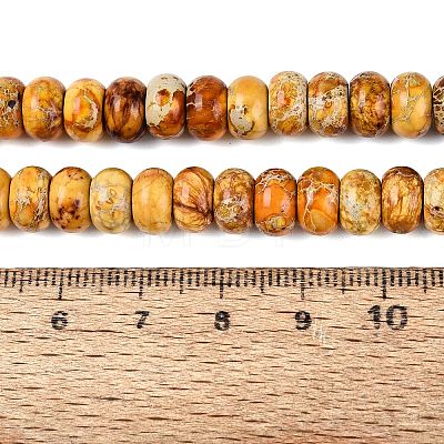 Dyed Synthetic Imperial Jasper Beads Strands G-Q606-99A-04-1