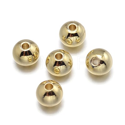 Brass Beads KK-F0317-2.5mm-01G-NR-1