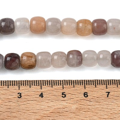 Natural Lepidolite Purple Mica Stone Beads Strands GG-CBA9281-D02-7x8mm-1