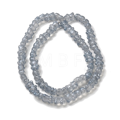 Electroplate Glass Beads Strands EGLA-Q127-A02-01C-1