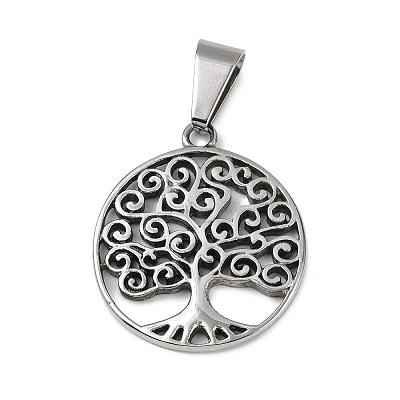 Tarnish Resistant 316 Surgical Stainless Steel Pendants STAS-L186-053P-1