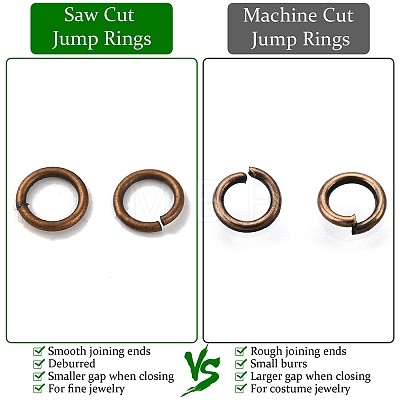 Brass Saw Cut Open Jump Rings KK-G514-01L-R-1