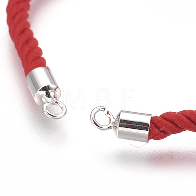 Cotton Cord Bracelet Making KK-F758-03F-P-1