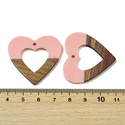 Resin and Walnut Pendants WOOD-I013-10A-1