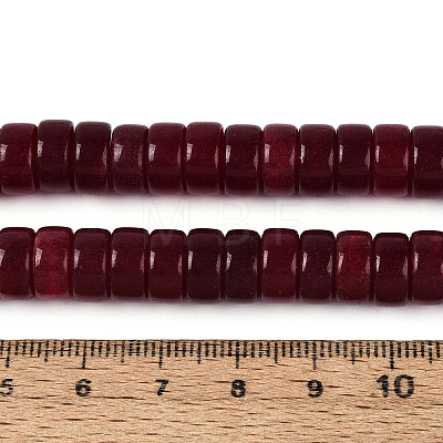Dyed Natural White Jade Beads Strands G-T143-17H-1
