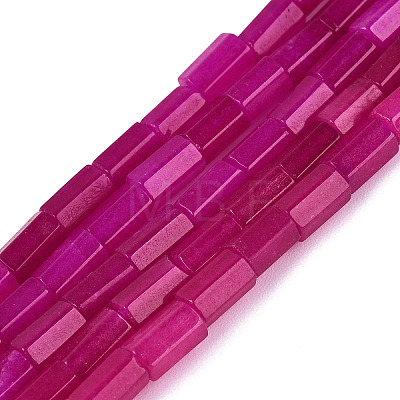 Dyed Natural Malaysia Jade Beads Strands GG-N002-01A-19-1