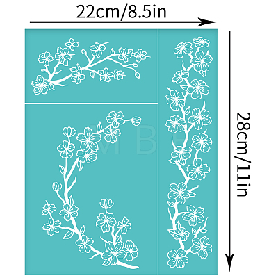 Self-Adhesive Silk Screen Printing Stencil DIY-WH0338-099-1