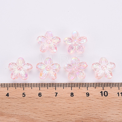 Transparent Acrylic Beads TACR-S154-45C-902-1