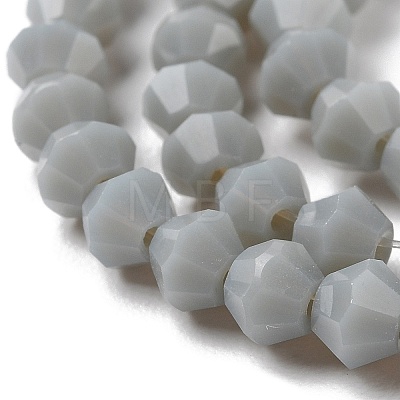 Opaque Solid Color Imitation Jade Glass Beads Strands EGLA-A039-P4mm-D14-1