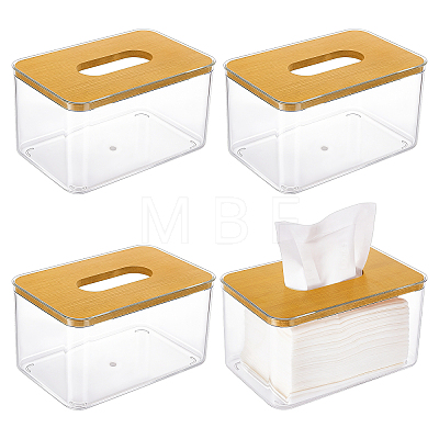 4Pcs Acrylic Tissue Boxes AJEW-WA0003-72-1