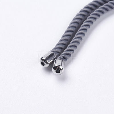 Nylon Twisted Cord Bracelet Making MAK-F018-07P-RS-1