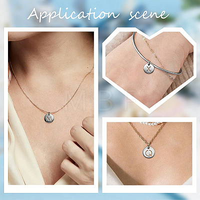 1 Set 201 Stainless Steel Charms STAS-SC0021-40-1