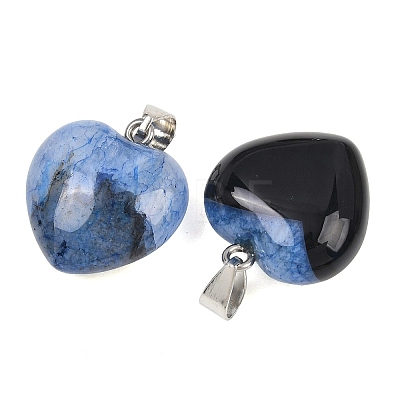 Natural Agate(Dyed & Heated) Pendants GG-K002-03E-1