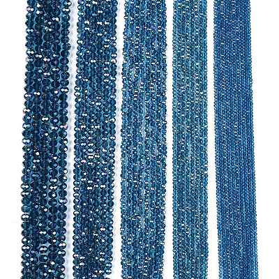 Electroplate Glass Beads Strands LS-EGLA-A044-T2mm-B27-1