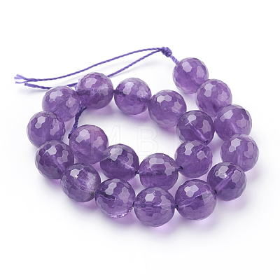 Natural Amethyst Beads Strands X-G-C073-10mm-3-1