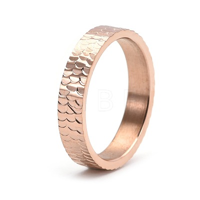 Titanium Steel Chunky Rings PW-WGDB03E-12-1