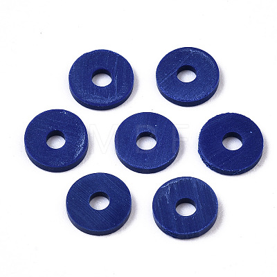 Handmade Polymer Clay Beads X-CLAY-Q251-8.0mm-53-1