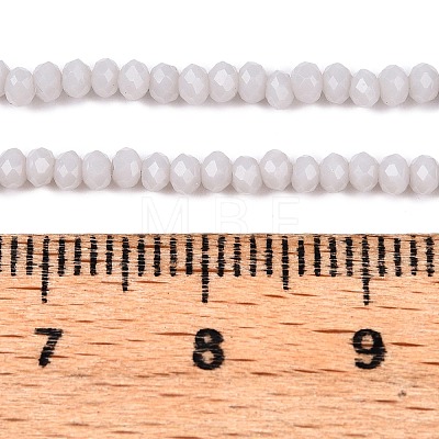 Opaque Solid Color Imitation Jade Glass Beads Strands EGLA-A044-P1mm-D19-1