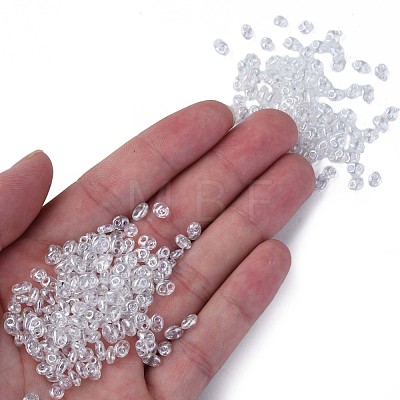 Transparent Czech Glass Seed Beads SEED-N004-005-C01-1