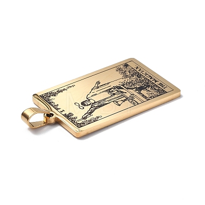 201 Stainless Steel Pendant LS-STAS-B033-01G-01-1