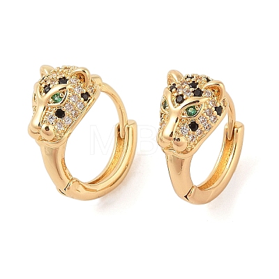 Brass Micro Pave Cubic Zirconia Hoop Earrings for Women EJEW-G402-03G-1