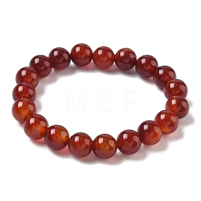 Natural Carnelian Stretch Bracelets B074-4A-1