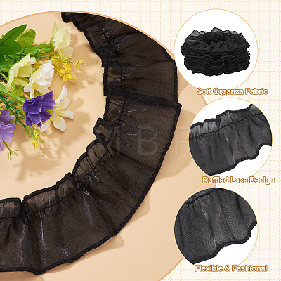 Polyester Lace Ribbon OCOR-TAC0035-25B-1