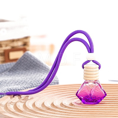 Glass Car perfume Bottle Pendant Decorations PW-WGF8FD9-02-1