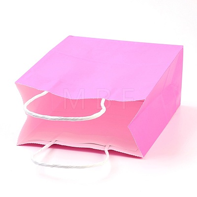 Pure Color Kraft Paper Bags AJEW-G020-C-02-1